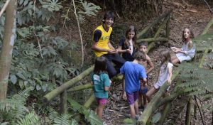 Equipes de recreação compartilham conhecimento em meio a brincadeiras